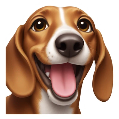 Dachshund smile sticker