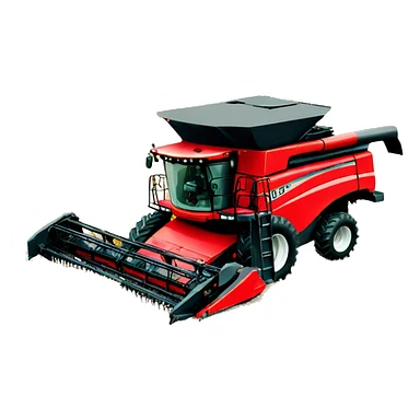Combine harvester sticker