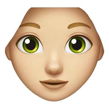 Cat female with long blonde hair an green eyes sticker