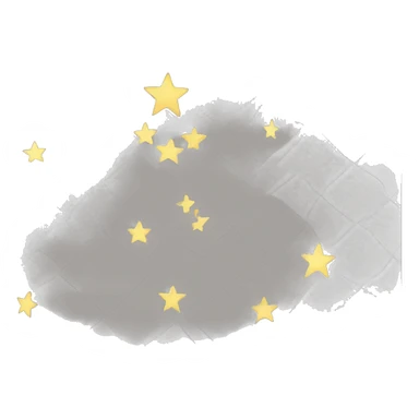 Une étoile à demi coloriée sticker