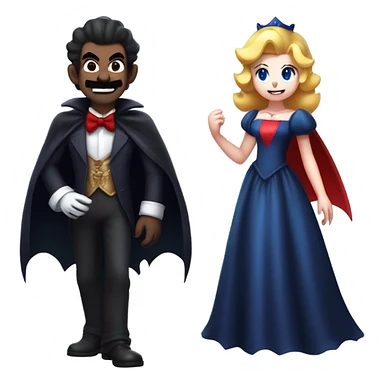 Mario vampires sticker