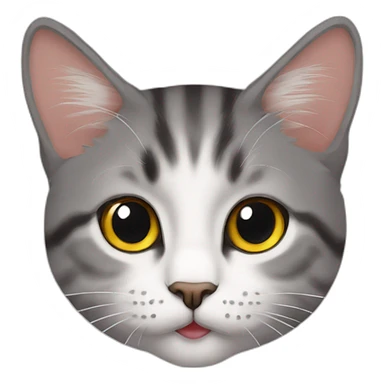 Katze europäisch kurzhaar liegen sticker