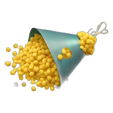 cat party popper sticker