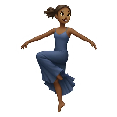 une fille qui danse la nuit sticker