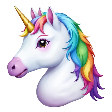 Unicorn with duck sticker