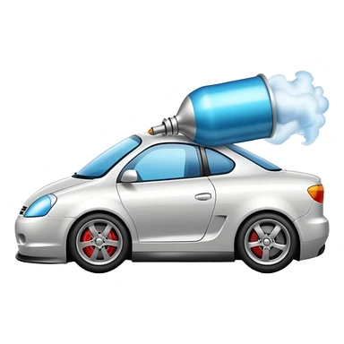 Car with nos sticker