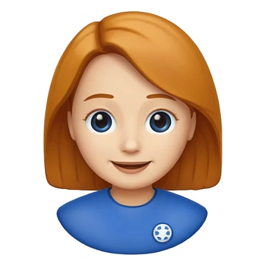 Scully emoji blue sticker