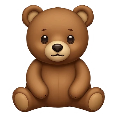 Bear toy brown aesthetic  sticker