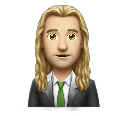 irish vc investor long hair sticker
