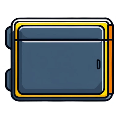 a wallet turned upside down with nothing falling out sticker