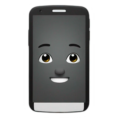 black-minimal-smartphone sticker