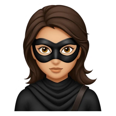 thief  brunette woman sticker