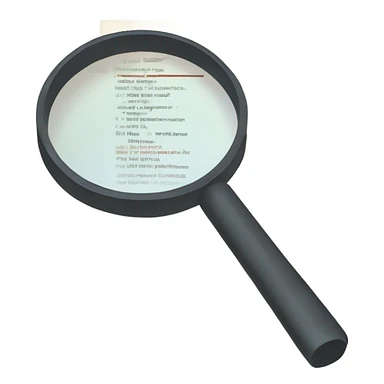 A magnifying glass hovering over a list of subscriptions with some being “unchecked.” sticker
