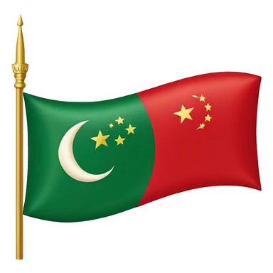 Turkmenistan flag sticker