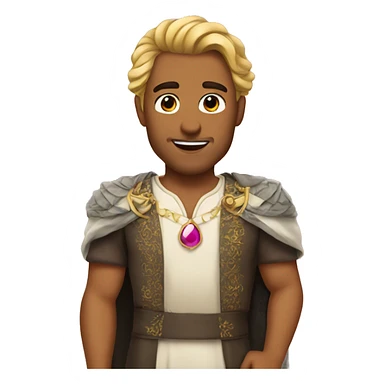 Man princess sticker