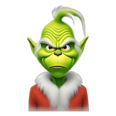 The grinch Halloween sticker