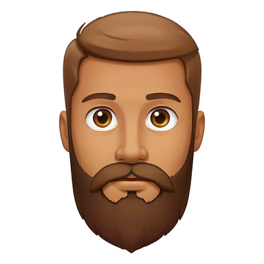 Veterinary man with beard sticker