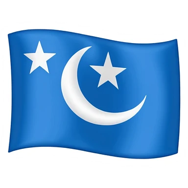 The flag of Awdal state in somalia sticker