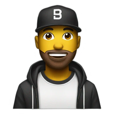 Face mask rapper  sticker