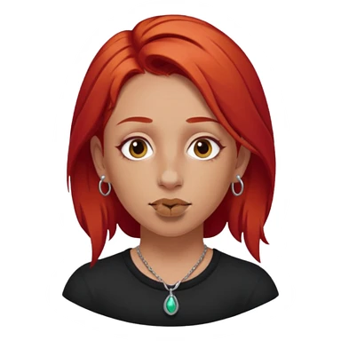 Triathlon Mhairi red hair septum pierced sticker