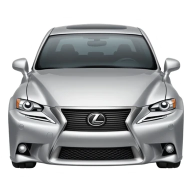 Silver Lexus Is 250 sticker