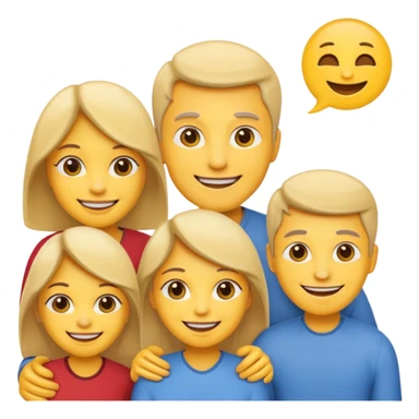 Un emojin de famila sticker