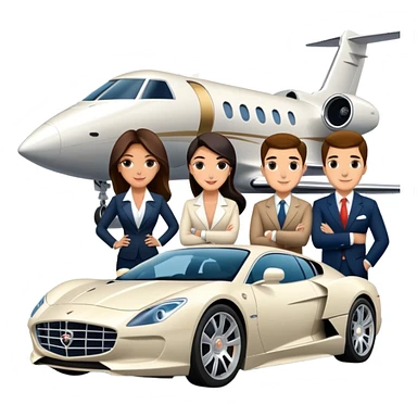 Grant Cardone, Tai Lopez, Josh King Madrid, Alex Hormozi, Iman Gadzhi, Daniel G, Branden Condy, Patrick Bet-David, Dan Henry, Luke Belmar, Shelby Sapp, Leila Hormozi, Tefi Valenzuela, business, influencers, friends, rich millionaire success lifestyle, private jet , supercars, success, sales sticker