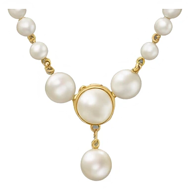 Chanel three Pearl necklace  sticker
