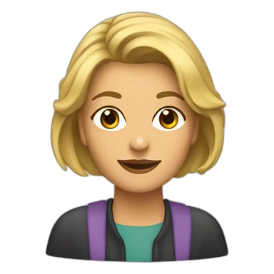 Valerie pecresse in a bus  sticker