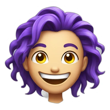 Crazy smile jinx sticker