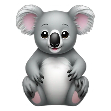 Koala, glas sticker
