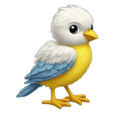 fluffy tweety sticker