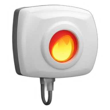 Fire detector sticker