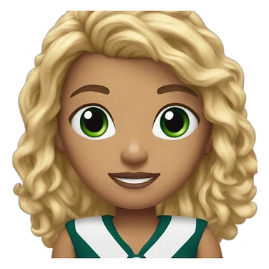 nfl cheerleader sticker