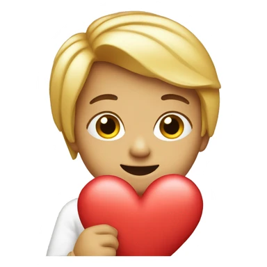 g with heart sticker