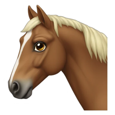 Hoobie horse sticker