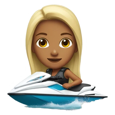 Girl on jetski sticker