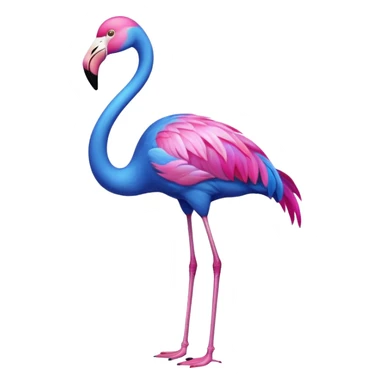 Blue Flamingo 🦩 sticker