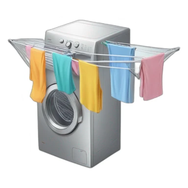 Folding Wing Clothes Dryer sticker