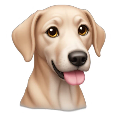 Un-chien-rose sticker