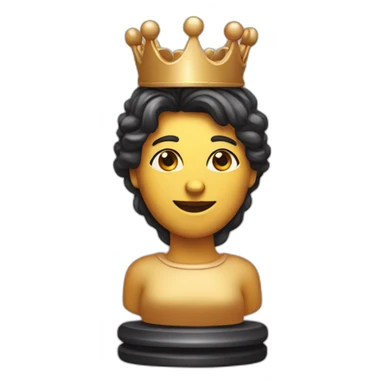 Queen Chess Piece sticker
