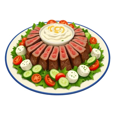romanian christmas dish boeuf salad sticker