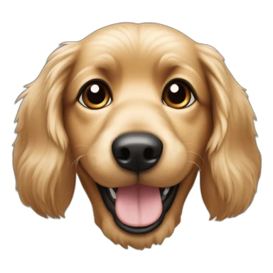 dog-australian-yorkshire-tan-black-older-closeup-smile sticker