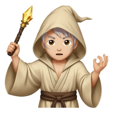 Sukuna from Jujutsu Kaisen fighting a wizard sticker