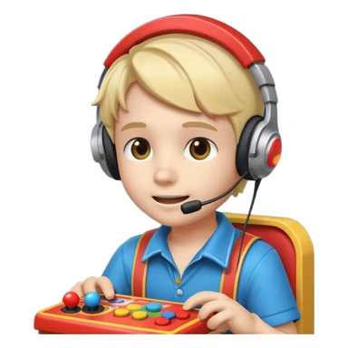 Retro Arcade Kid sticker