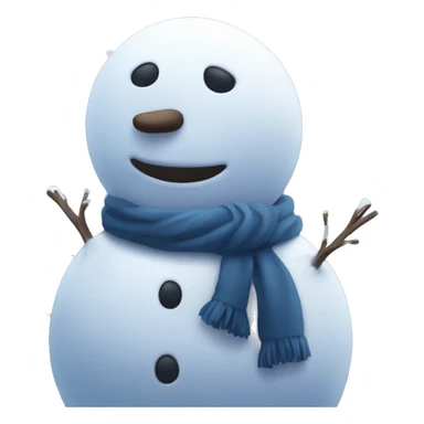 Snow man but aesthetic  sticker