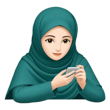 تلفن همراهی که رزو خدمات رو نشون میده sticker