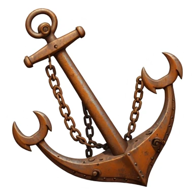Anchor And Grapnel sticker