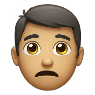 Bored and afraid sticker