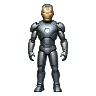 james rhodes black iron man from  from civil war sticker